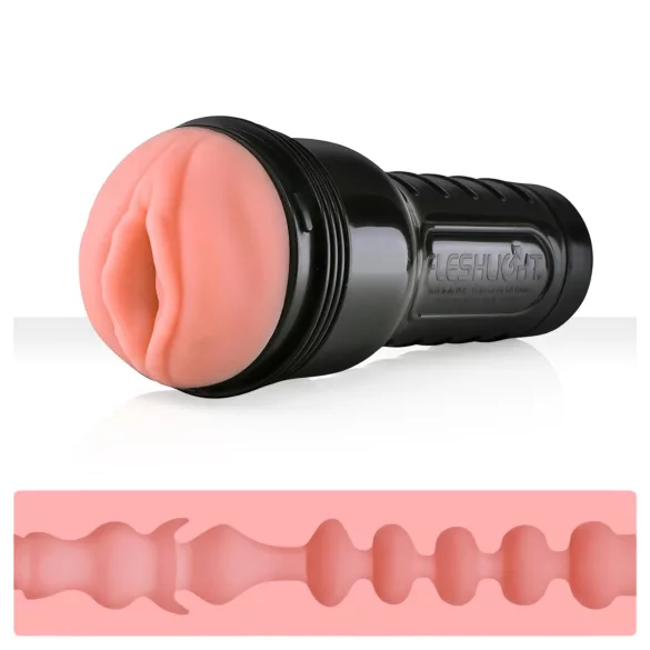 Fleshlight - masturbatore realistico - vagina in custodia - colore naturale