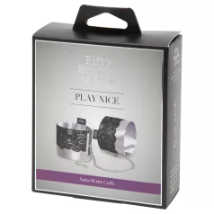   Cinquanta sfumature di grigio Play Nice - manette in raso (argento)