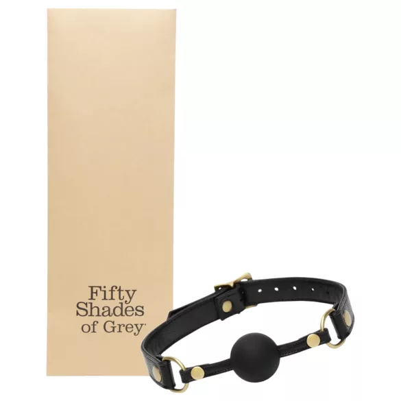 Fifty Shades of Grey - ballgag bocca - silicone nero