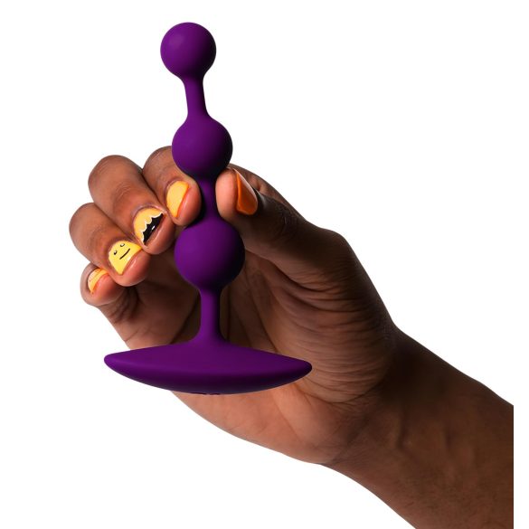 ROMP - dildo anale con perle - silicone viola