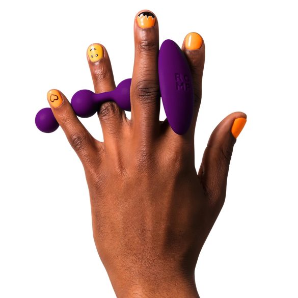 ROMP - dildo anale con perle - silicone viola