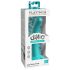 Dillio Curious Five - dildo in silicone (15cm) - turchese