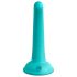 Dillio Curious Five - dildo in silicone (15cm) - turchese