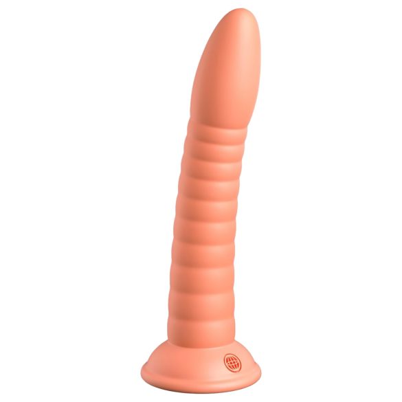 Dillio Wild Thing - dildo scanalato (19cm) - arancione