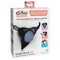   Supporto Dock Corporeo Dillio SE - Mutandina con Imbracatura per Dildo Ventosa (Nero-Blu)