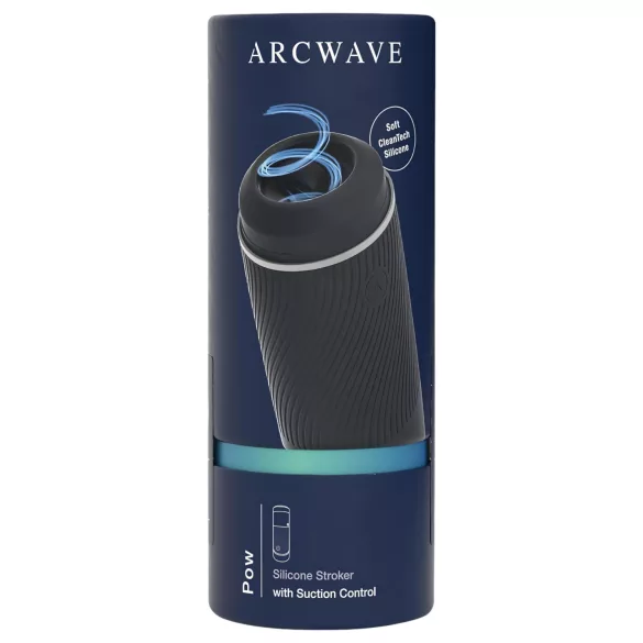 Arcwave Pow - masturbatore manuale a suzione - nero