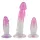 Crystal Clear - set plug anali - 3 pezzi - trasparente rosa