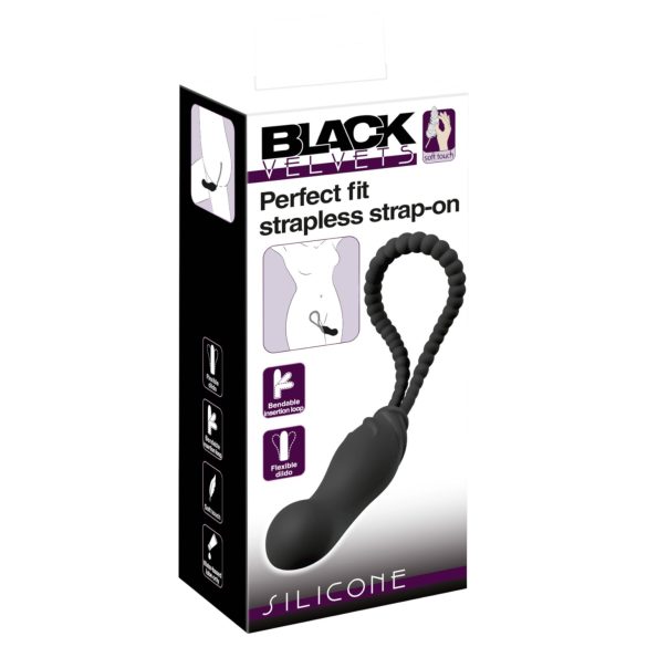 Black Velvets - dildo con cintura regolabile - nero
