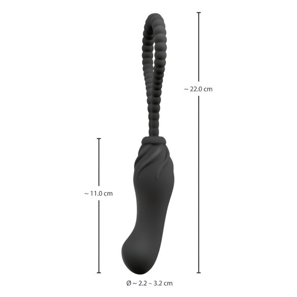 Black Velvets - dildo con cintura regolabile - nero