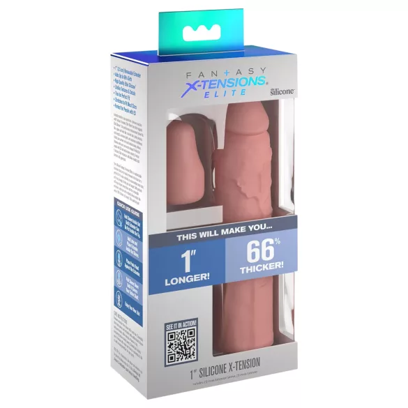 Pipedream - X-TENSION Elite 1 - guaina peniena regolabile / ritagliabile (color carne)