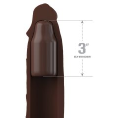   Elite X-TENSION 3 - Fodero per pene personalizzabile (marrone)