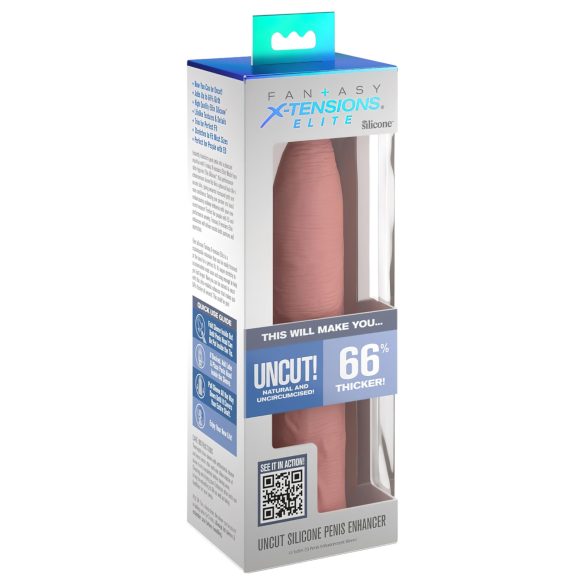 X-TENSION Elite – guaina aperta regolabile per pene (naturale)