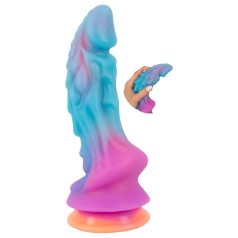 Beasty Cocks - dildo alieno in silicone - blu arancione