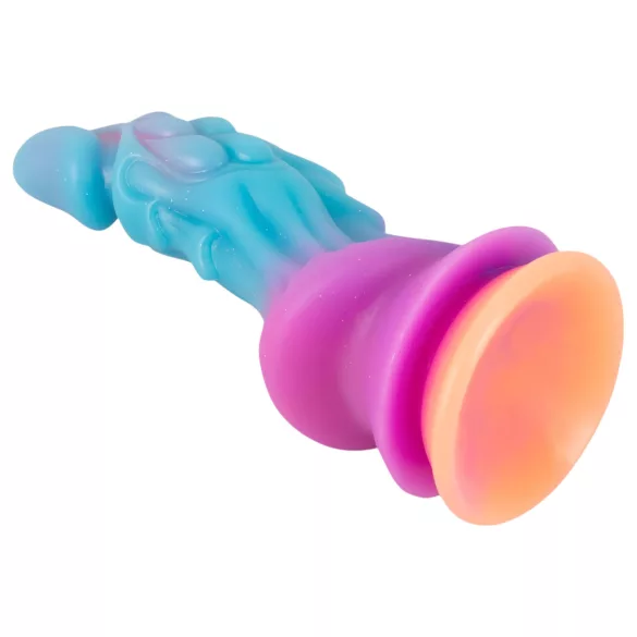 Beasty Cocks - dildo alieno in silicone - blu arancione