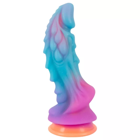Beasty Cocks - dildo alieno in silicone - blu arancione