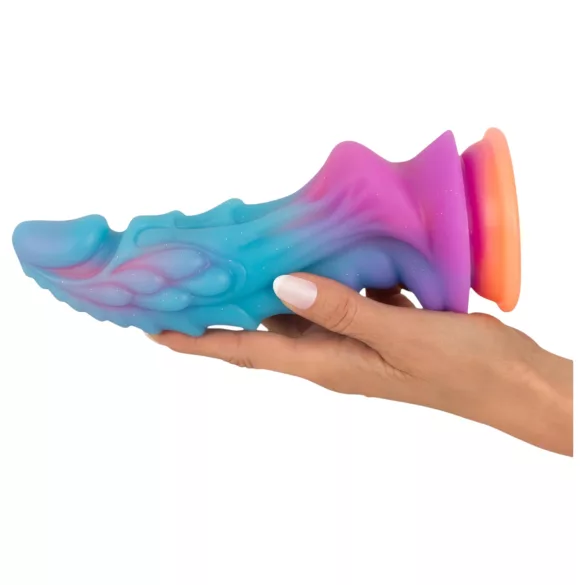 Beasty Cocks - dildo alieno in silicone - blu arancione