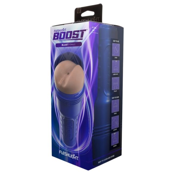 Fleshlight Boost Blast - masturbatore anale realistico (color carne)