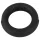 Erecto - anello fallico - stimolante - silicone nero