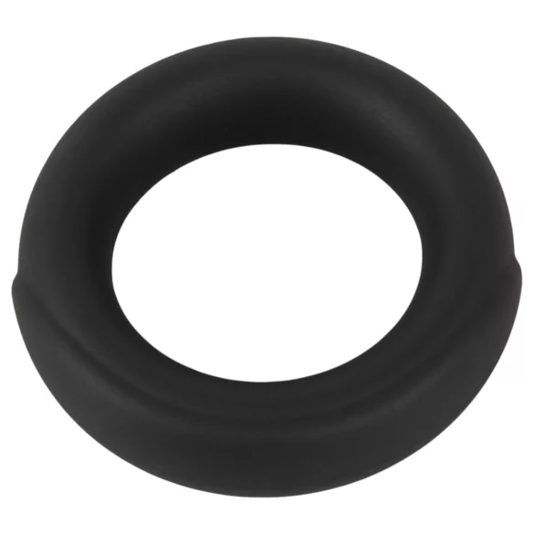 Erecto - anello fallico - stimolante - silicone nero