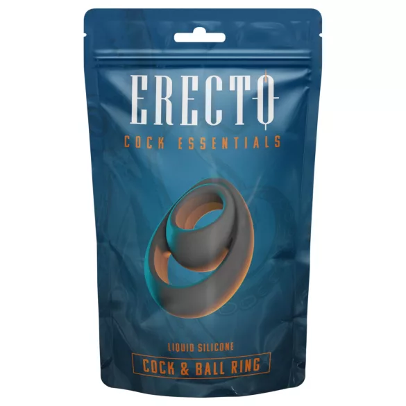Erecto - anello per pene e testicoli - extra resistente - nero