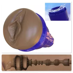   Fleshlight Boost Bang - masturbatore realistico vagina artificiale - marrone
