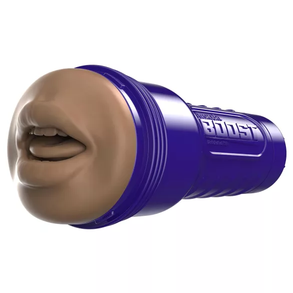 Fleshlight Boost Blow - masturbatore bocca realistica - marrone