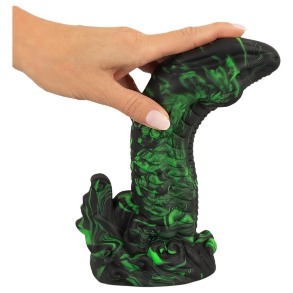 Beasty Cocks Lizard Peak - dildo realistico pene lucertola - silicone verde nero