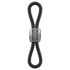 Ribelle Heavy Rope - anello regolabile pene e testicoli (nero)