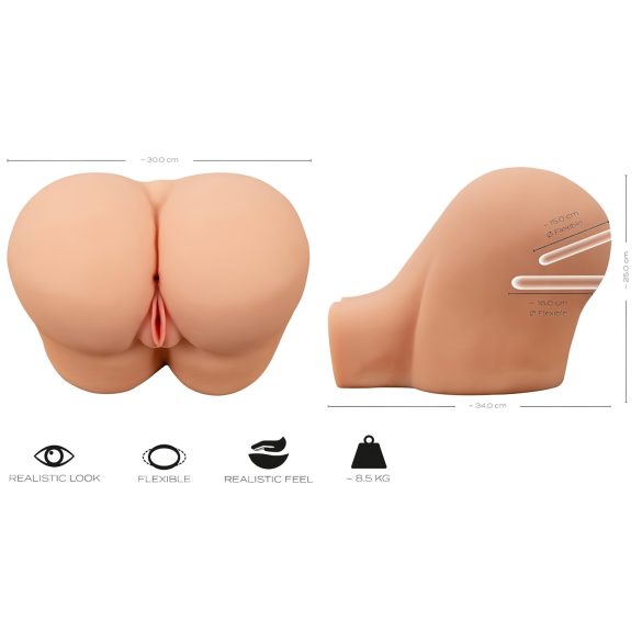 Realistixxx Style V - masturbatore realistico a forma di torso