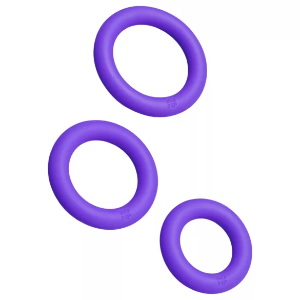ROMP Remix Trio - set anelli fallici - 3 pezzi - viola