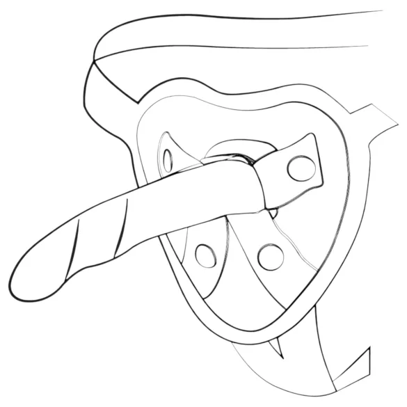 ROMP Piccolo - dildo flessibile in silicone - blu viola