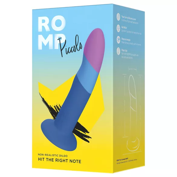 ROMP Piccolo - dildo flessibile in silicone - blu viola