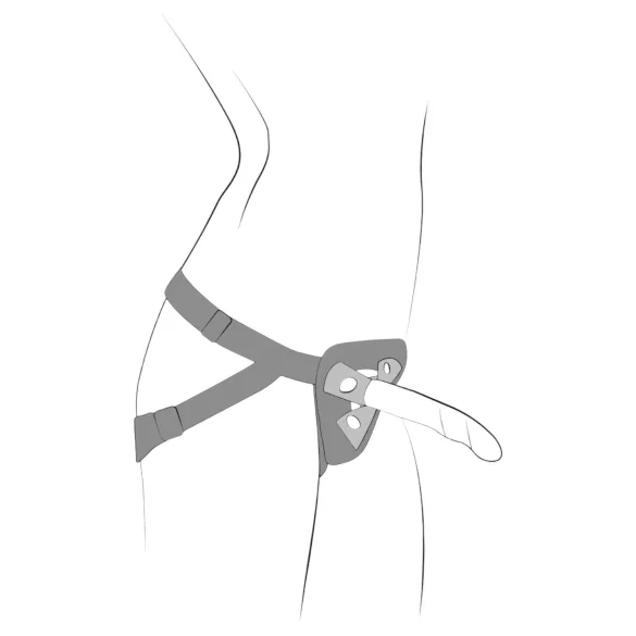 ROMP Piccolo - set pegging - anale - silicone nero blu