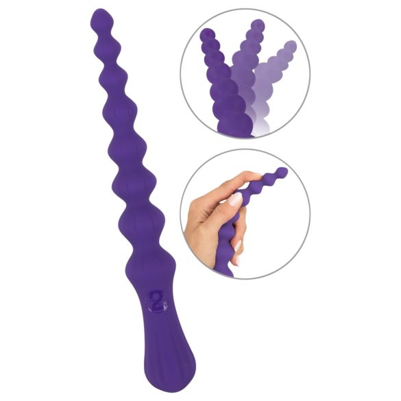 You2Toys - Dildo Anale Flessibile Sferico (Viola)