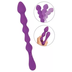 You2Toys - Dildo anale flessibile con sfere - viola