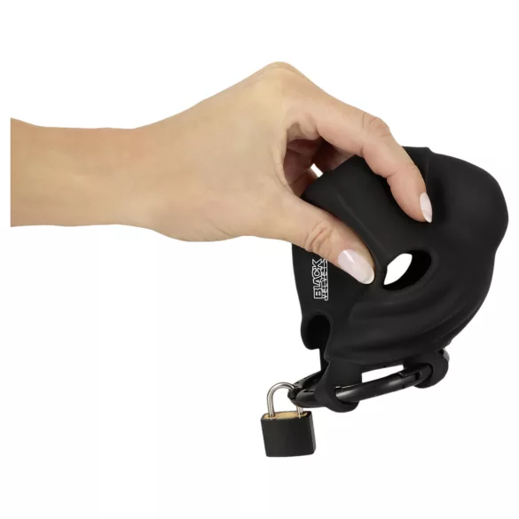 Black Velvets - gabbia per pene e testicoli - nero
