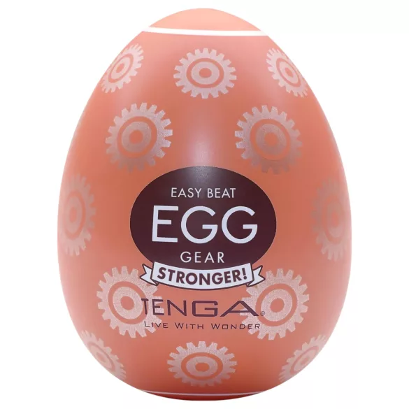 TENGA Egg Gear Stronger - masturbatore uomo a forma di uovo - silicone