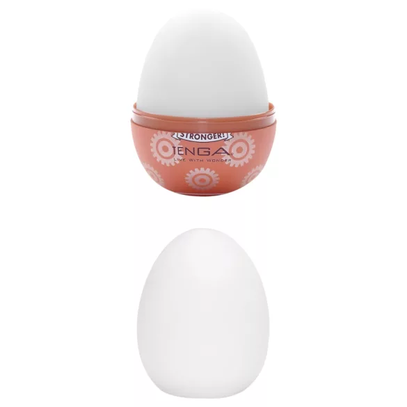 TENGA Egg Gear Stronger - masturbatore uomo a forma di uovo - silicone