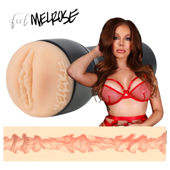 Kiiroo MelRose Michaels - Masturbatore realistico PowerBlow compatibile (naturale)