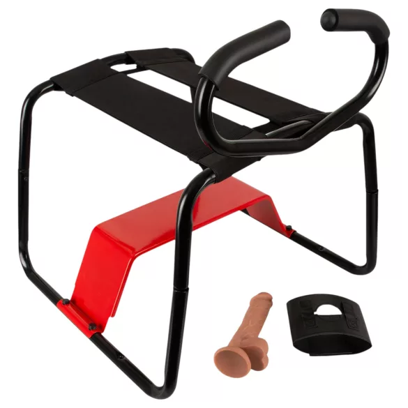 THE BANGER - Sgabello sessuale Ultimate Sex Stool con dildo realistico (nero)