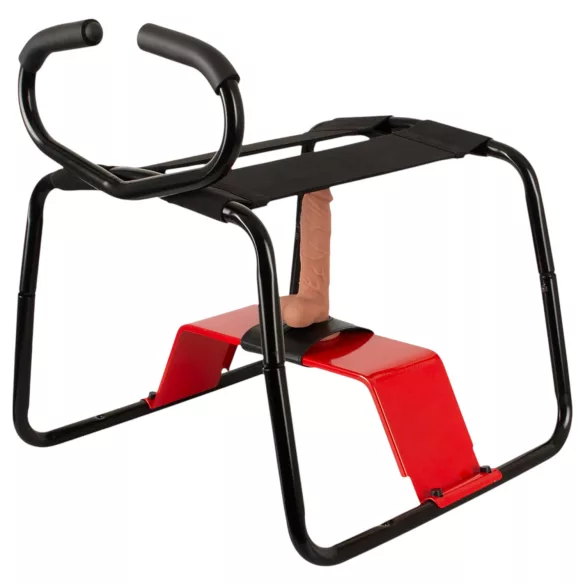 THE BANGER - Sgabello sessuale Ultimate Sex Stool con dildo realistico (nero)