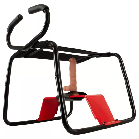 THE BANGER - Sgabello sessuale Ultimate Sex Stool con dildo realistico (nero)