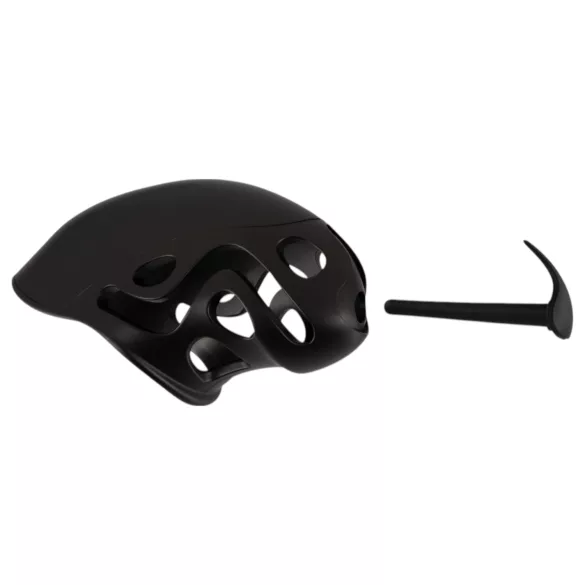 You2Toys - gabbia per pene con plug - nero