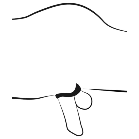 You2Toys - gabbia per pene con plug - nero