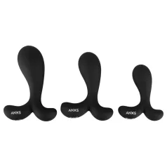 ANOS - set di plug anali per allenamento - silicone nero