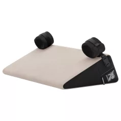   Liberator Bondage - elegante cuscino sessuale di posizionamento con manette (bianco)