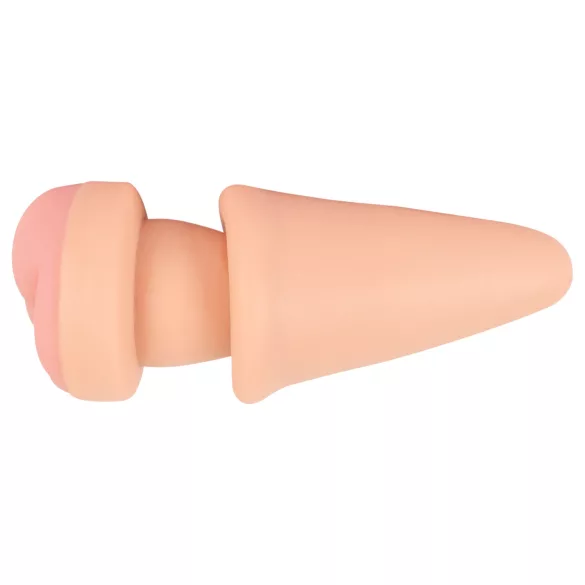 Nature Skin - plug anale e guaina pene - colore naturale