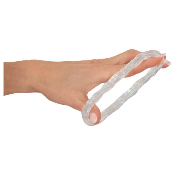 Beau Coeur Parinor - anello per pene e testicoli (trasparente)