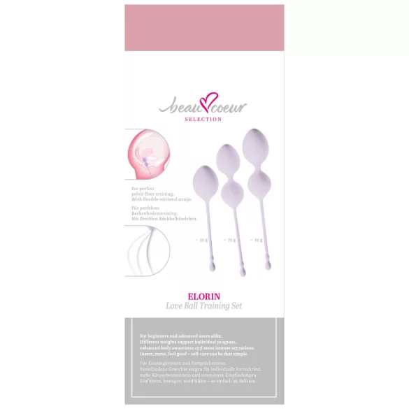 Beau Coeur Elorin - set palline geisha - 3 pezzi - viola