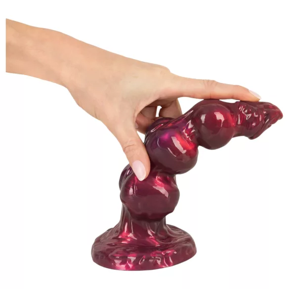 Beasty Cocks - Werewolf Willie dildo con ventosa - bordeaux (21 cm)